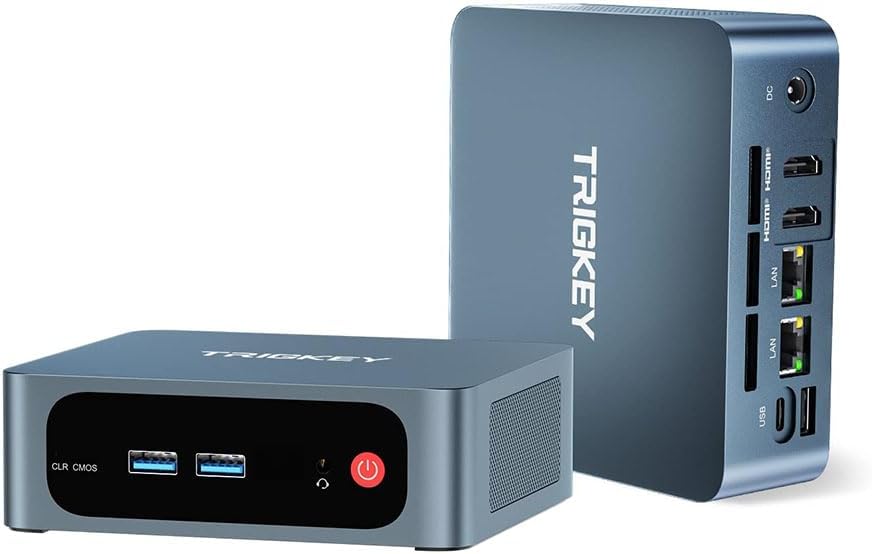 TRIGKEY Mini PC Ryzen 7 S5 5700U(8 Cores, 16 Threads) Mini